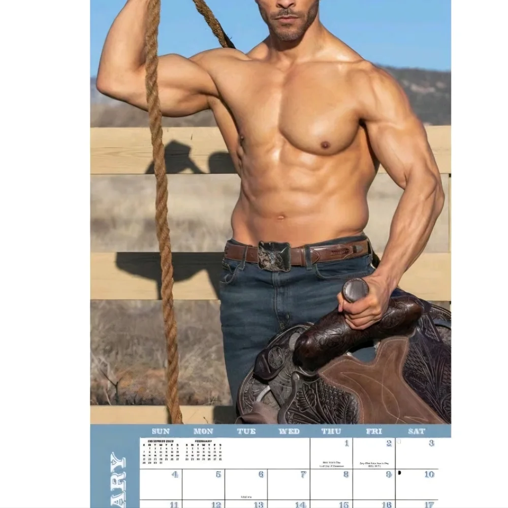 2026 Calendar Studs And Spurs Pin Up Carousel 12 Month